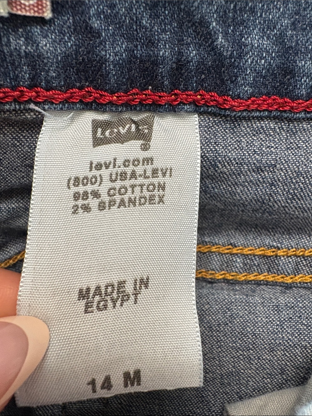 Levi's 550 Relaxed Fit Bootcut Jeans Size 14 M - Picture 4 of 8